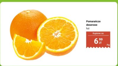 Pomarańcze promocja w Biedronka