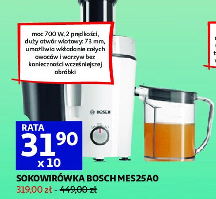 Sokowir贸wka mes 25a0 Bosch promocja