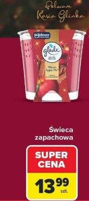 Świeca zapachowa, różne rodzaje Glade promocja w Carrefour