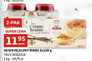 Creme brulee Rians promocja