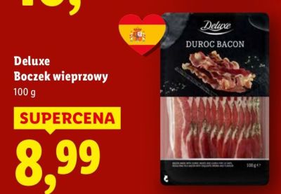 Boczek wieprzowy Deluxe promocja w Lidl