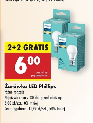 Żarówka 75w Philips promocja