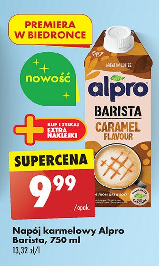 Napój caramel barista Alpro promocja