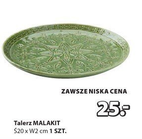 Talerz MALAKIT promocja w Jysk