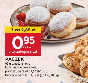 Pączek z nadzieniem wieloowocowym promocja w Stokrotka