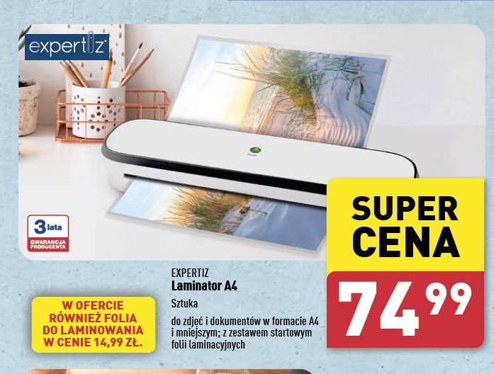 Laminator a4 Expertiz promocja