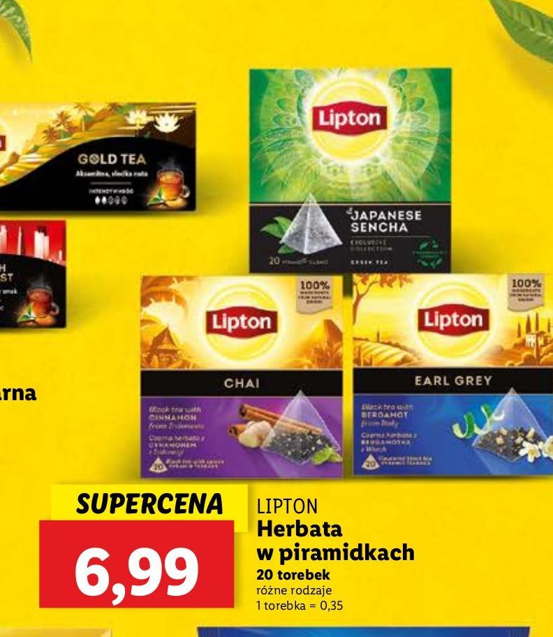 Herbata japanese sencha Lipton promocja