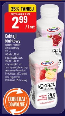 Koktajl białkowy, wybrane rodzaje promocja w POLOmarket