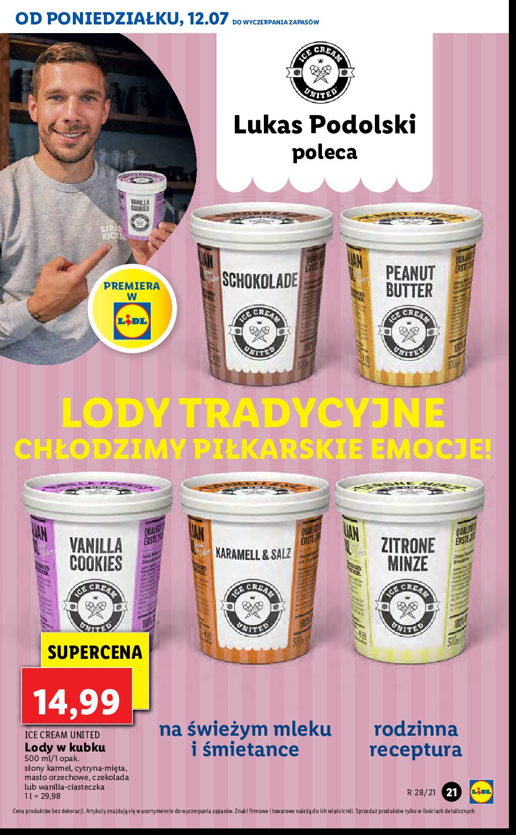 Lody s艂ony karmel promocja