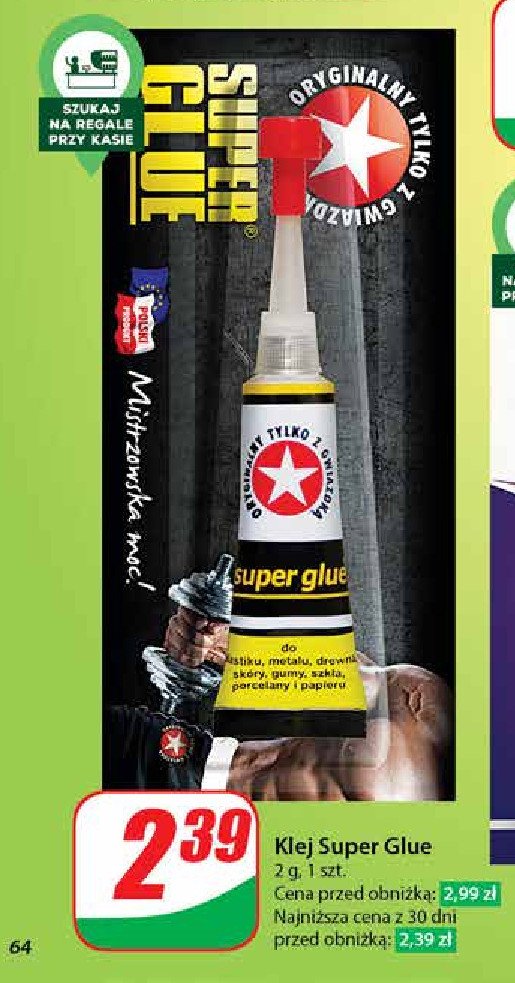 Klej Super glue promocja