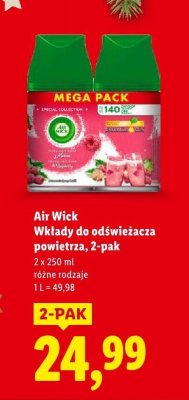 Wkłady do odświeżacza powietrza  2-pak promocja w Lidl
