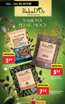 Nasiona chia BakaD'Or promocja w Biedronka