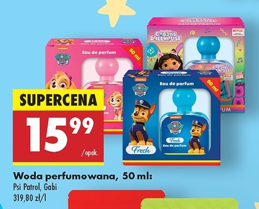 Woda perfumowana koci domek gabi promocja w Biedronka