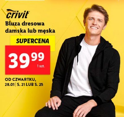Bluza dresowa damska Crivit promocja