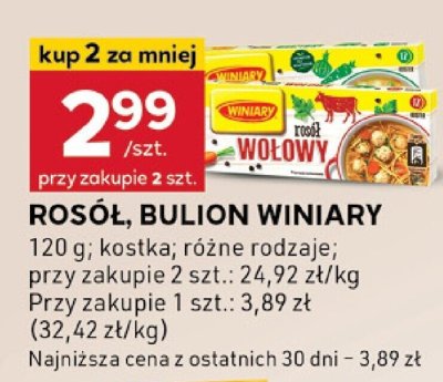 Rosół, bulion winiary promocja w Stokrotka