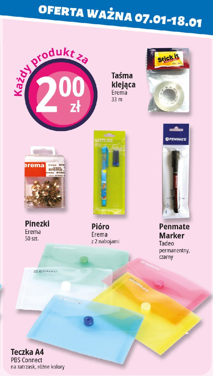 Marker czarny Penmate promocja w Leclerc