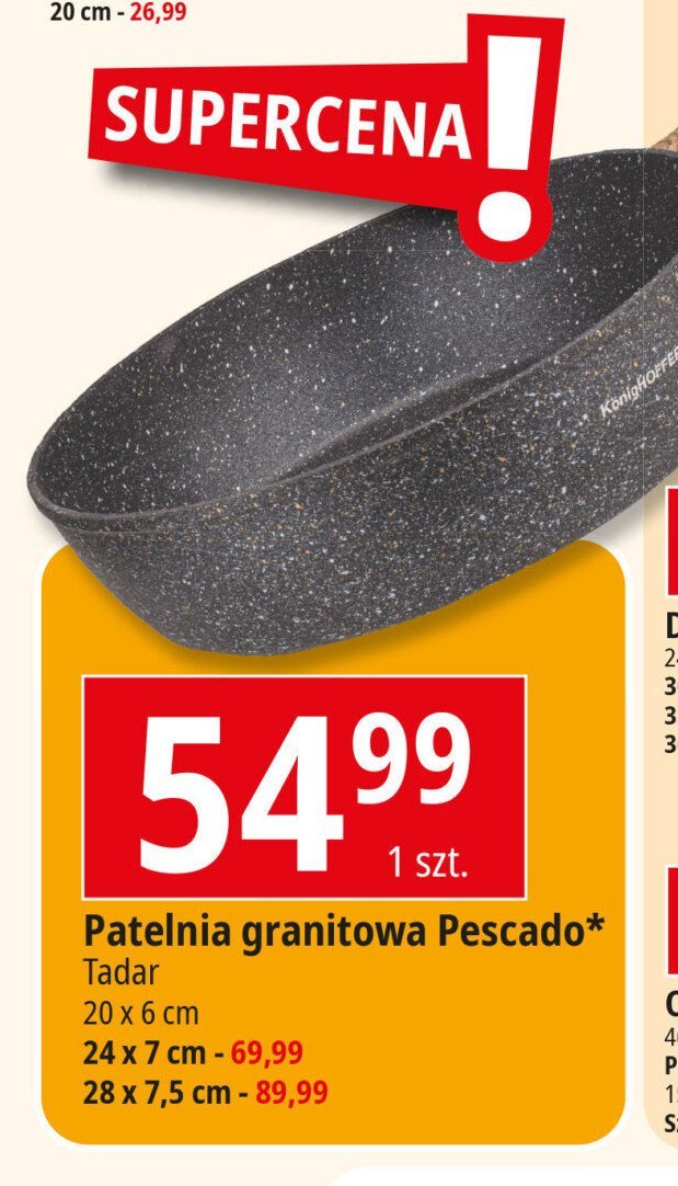 Patelnia pescado 20 cm Konighoffer promocja