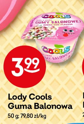 Lody kuleczkowe o smaku gumy balonowej promocja