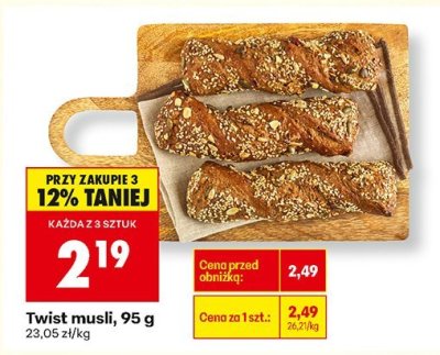 Twist musli  promocja w Biedronka