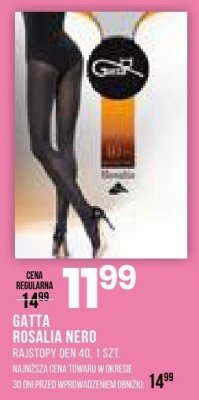 Rajstopy Gatta Rosalia Nero den 40 promocja w Drogerie Natura