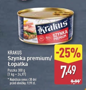 Łopatka wieprzowa Krakus animex promocja