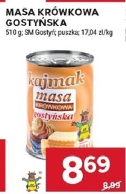 Masa krówkowa Gostyńska SM Gostyń promocja w Stokrotka