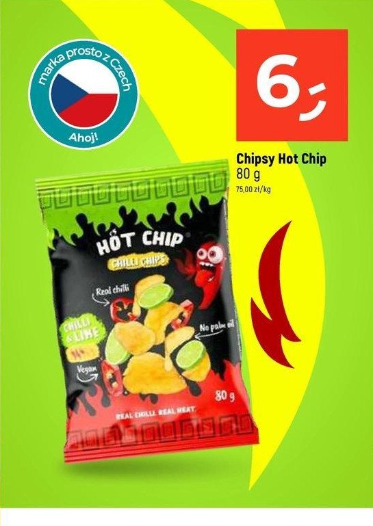 Chipsy chilli & lime Hot-chip promocja