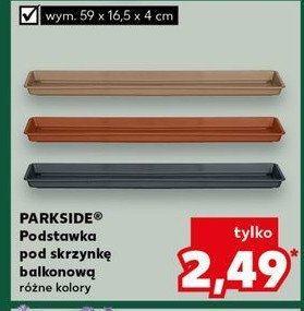 Podstawka do skrzynki balkonowej 60 cm Parkside promocja