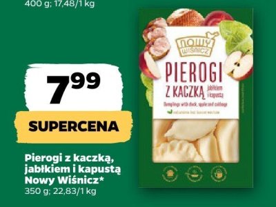 Pierogi z kaczką, jabłkiem i kapustą promocja w Netto
