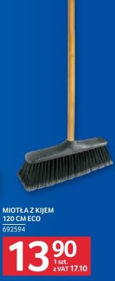 Miotła z kijem 120 cm Eco promocja w Selgros