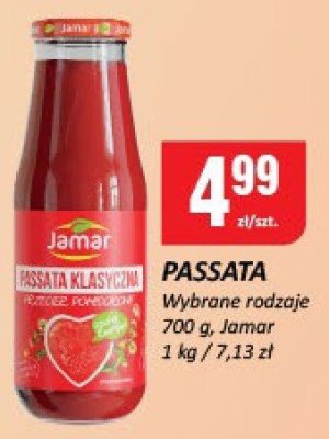 Passata klasyczna Jamar promocja w Chorten
