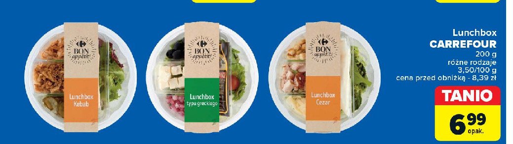 Lunchbox cezar Carrefour bon appetit! promocja