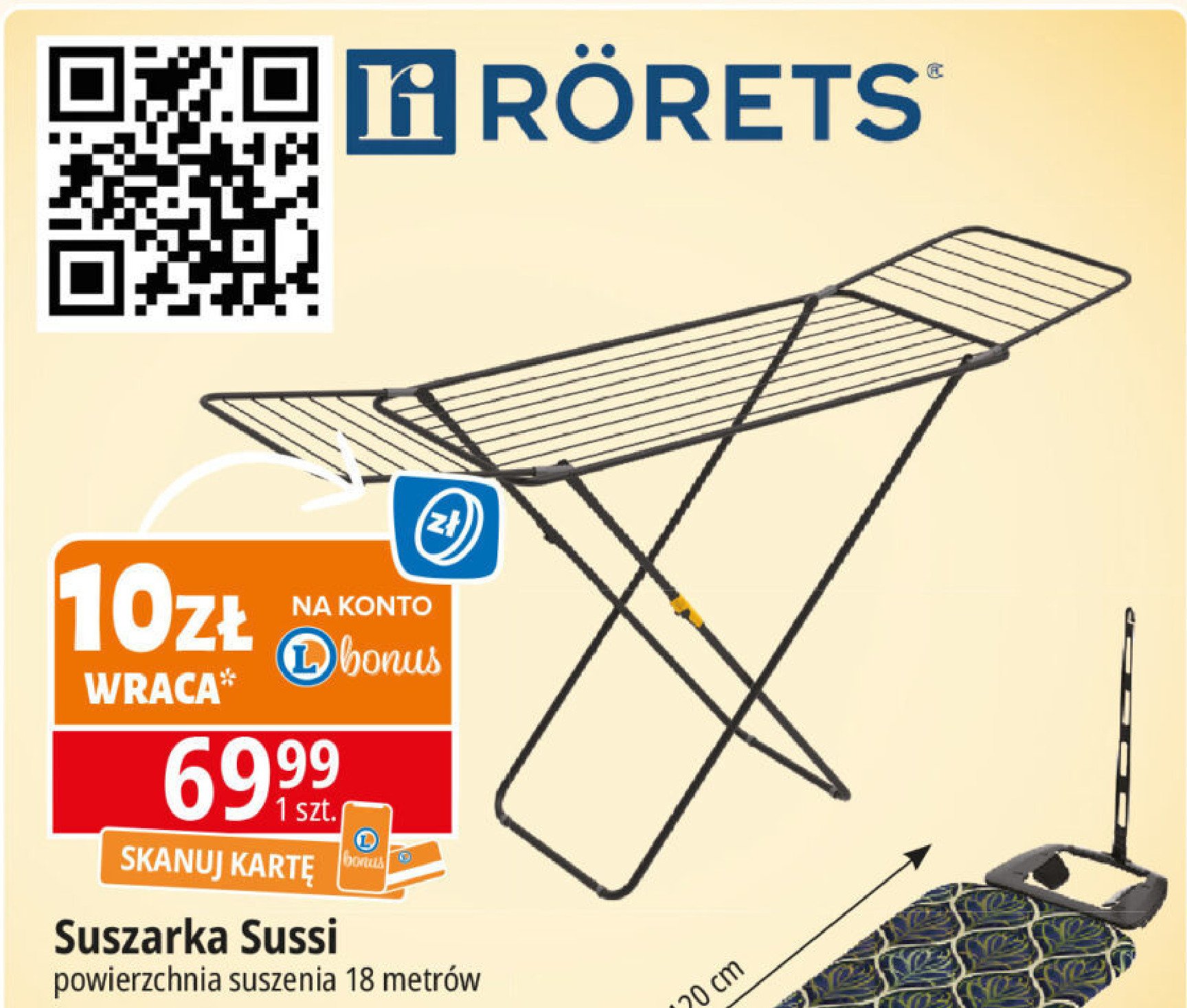 Suszarka sussi black Rorets promocja w Leclerc