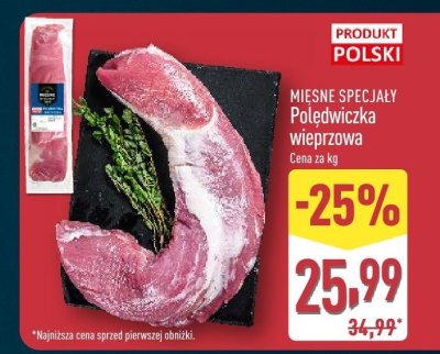 Polędwiczka wieprzowa promocja w Aldi
