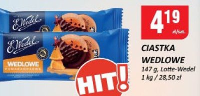 Ciastka wędlowe Lotte-Wedel promocja w Chorten