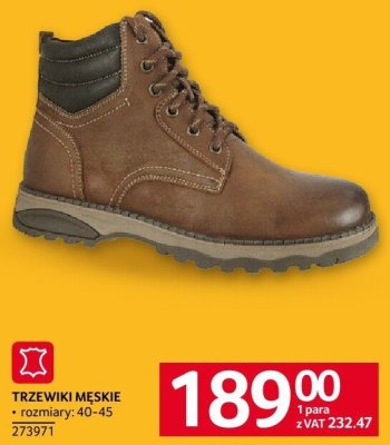 Trzewiki m臋skie promocja w Selgros