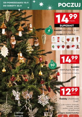 Bombki nietłukące 50 szt. promocja w Biedronka