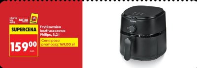 Frytkownica beztłuszczowa Philips 3,2 l promocja w Biedronka
