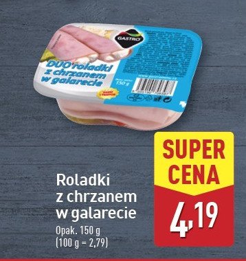 Roladki z chrzanem w galarecie Gastro promocja w Aldi