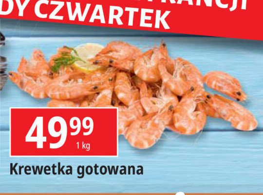 Krewetka gotowana promocja