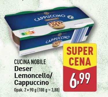 Deser cappuccino Cucina nobile promocja w Aldi