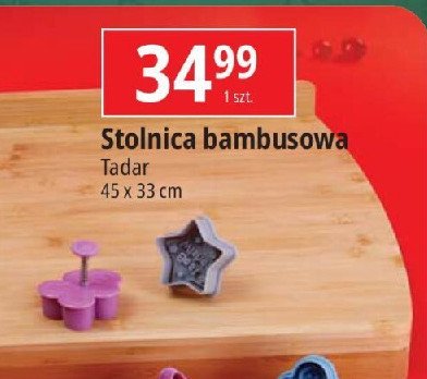 Stolnica bambusowa 45 x 33 cm Tadar promocja