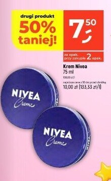 Krem Nivea 75 ml promocja w Dealz