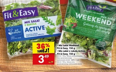 Mix sałat Weekend Fit & Easy promocja w Twój Market