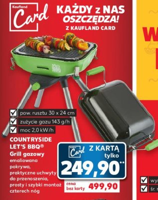 Grill gazowy K-classic countryside promocja