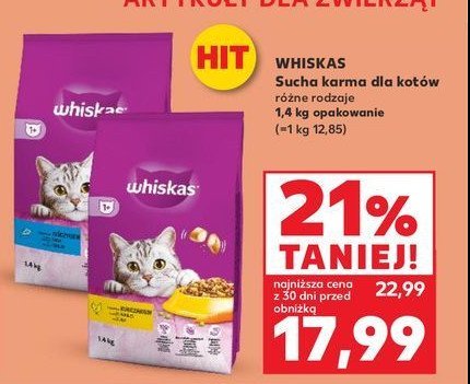 Karma dla kota z 艂ososiem Whiskas sterile promocja