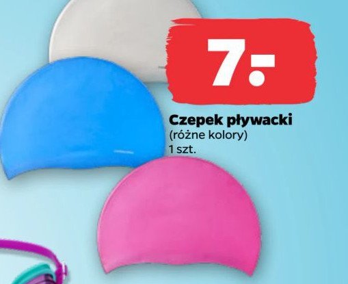 Czepek pływacki promocja w Netto