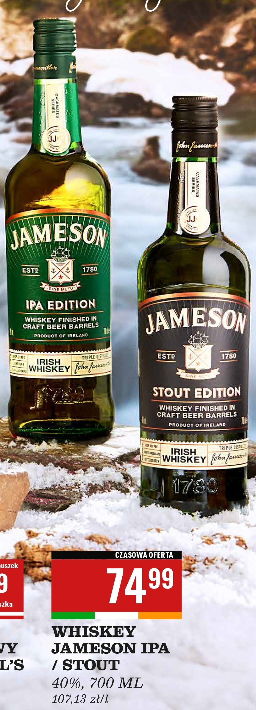 Whiskey Jameson caskmates stout edition promocja w Biedronka