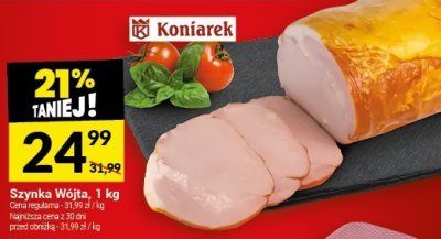 Szynka Wójta Koniarek, 1 kg promocja w Twój Market