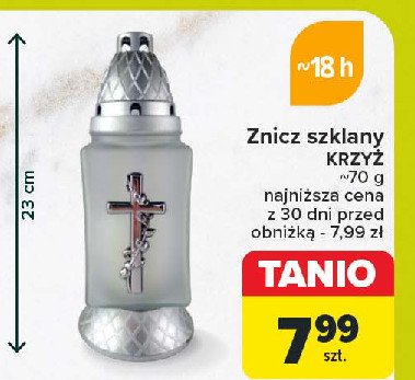 Znicz krzyż 18h promocja